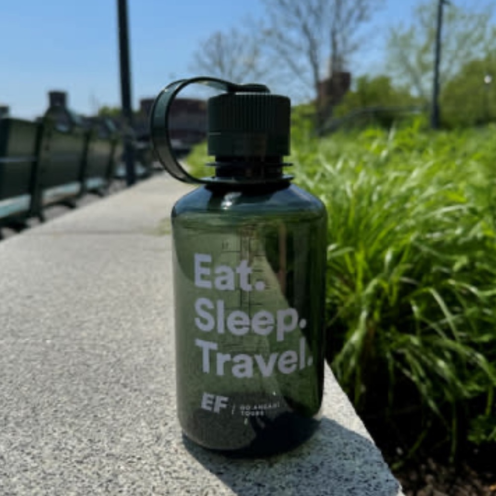 16 oz/500 ml Nalgene Reusable Water Bottle - New - Eat. Sleep. Travel.